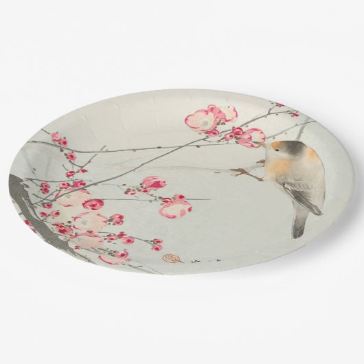 Bord PAPIER : JAPANESE WOODBLOCK : OHARA KOSON (Gekanteld)