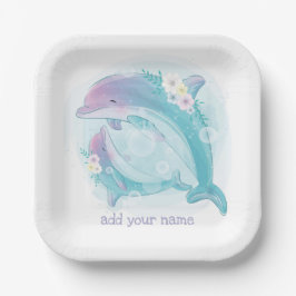 Bord PAPIER : KINDEREN ZWANGER : DOLPHINS