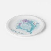 Bord PAPIER : KINDEREN ZWANGER : DOLPHINS (Gekanteld)