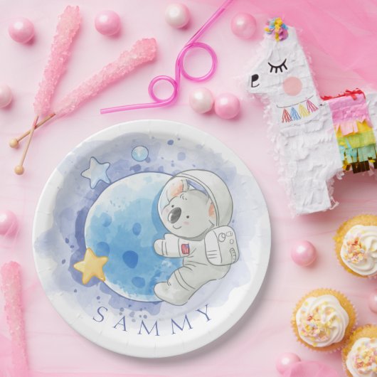 Bord PAPIER : KOALA OP HET MOMENT (Feest)