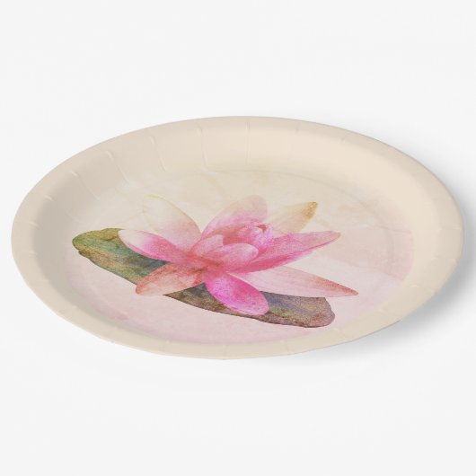 Bord PAPIER : PINK LOTUS (Gekanteld)