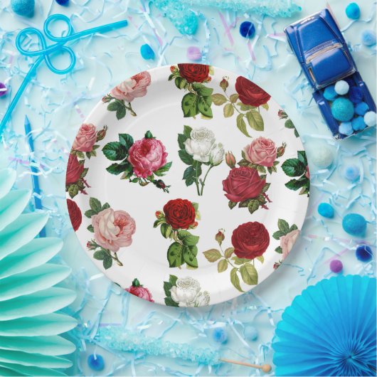 Bord PAPIER :  ROZEN (Feest)