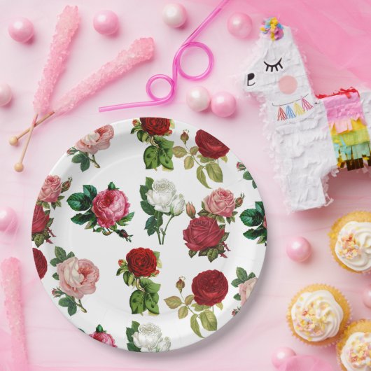 Bord PAPIER :  ROZEN (Feest)