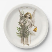 Bord PAPIER : VINTAGE CHRISTMAS ANGEL (Voorkant)