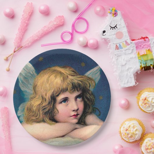 Bord PAPIER : VINTAGE CHRISTMAS ANGEL (Feest)