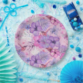 Bord PAPIER : WATERVERF HIBISCUS & HUMMINGBIRDS (Feest)