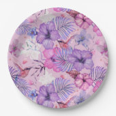 Bord PAPIER : WATERVERF HIBISCUS & HUMMINGBIRDS (Voorkant)