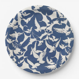 Bord PAPIER : WIET + BLAUW :1928