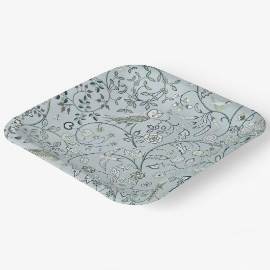 Bord PAPIER : WILLIAM MORRIS : OWL & PHEASANT (Gebogen)