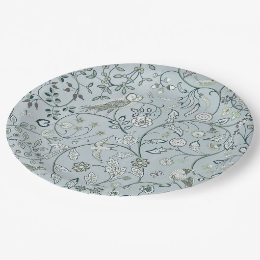 Bord PAPIER : WILLIAM MORRIS : OWL & PHEASANT (Gekanteld)