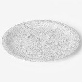 Bord PAPIER : WILLIAM MORRIS : PLATTELANDSPATROON (Gekanteld)