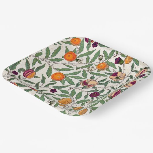 Bord PAPIER : WILLIAM MORRIS : POMEGRANATEN (Gebogen)