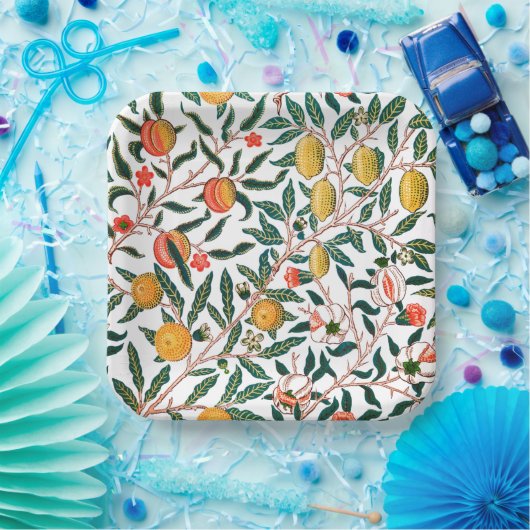 Bord PAPIER : WILLIAM MORRIS : POMEGRANATEN (Feest)