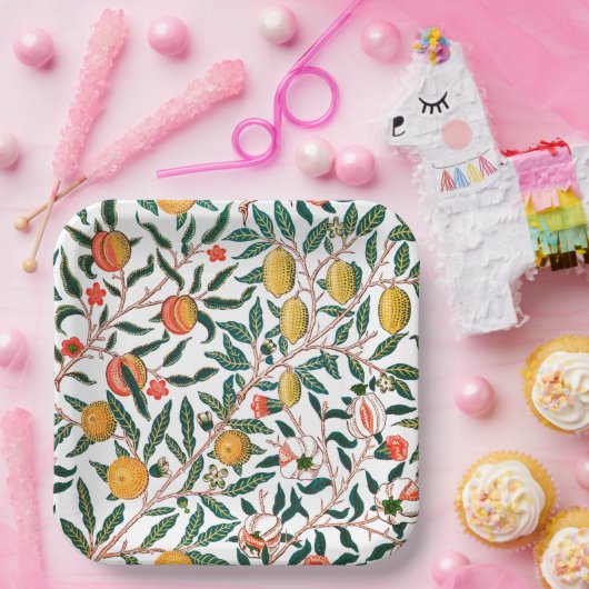 Bord PAPIER : WILLIAM MORRIS : POMEGRANATEN (Feest)