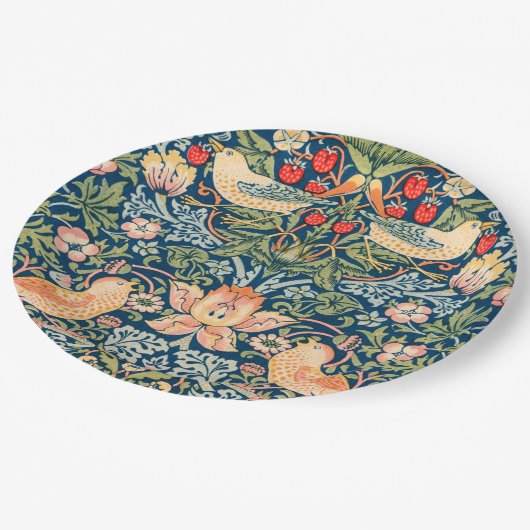 Bord PAPIER : WILLIAM MORRIS : STRAWBERRY THIEVY (Gekanteld)