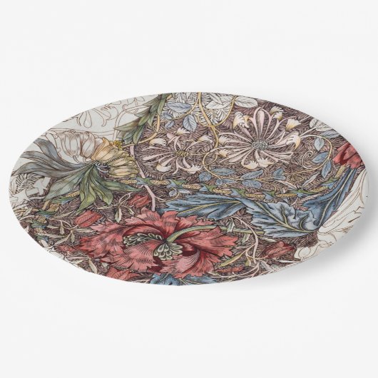 Bord PAPIER : WILLIAM MORRIS : WILD TULIP (Gekanteld)