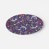 Bord Patriottisch beagle Dog Pattern Paper (Gekanteld)
