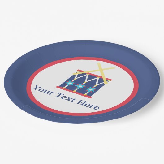 Bord patriottisch trommelpapier (Gekanteld)