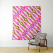 Bord Peachy x Miami Ikat Wandkleed (In situ)