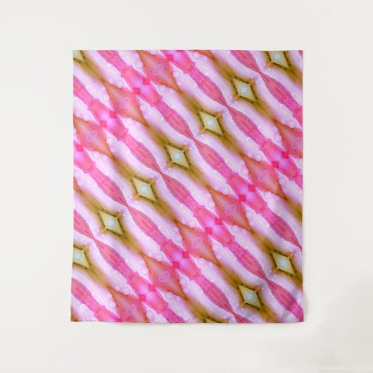 Bord Peachy x Miami Ikat Wandkleed (Voorkant)