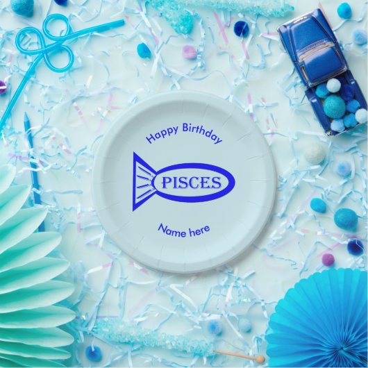 Bord Pisces Star Sign Fish Paper Party (Feest)