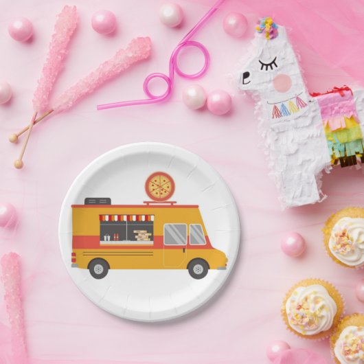 Bord Pizza Truck Paper (Feest)