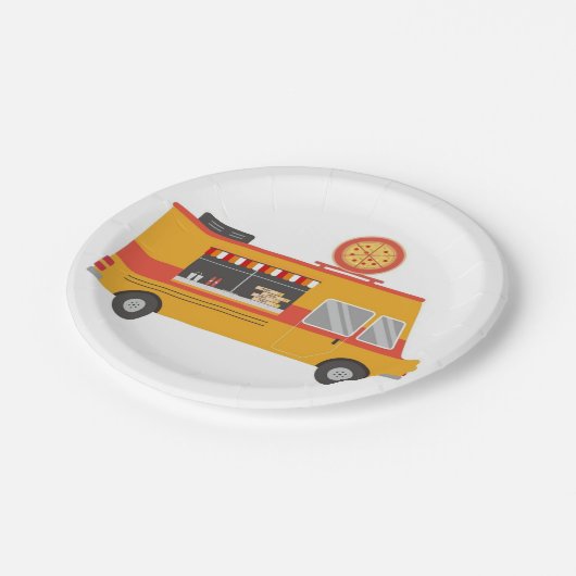Bord Pizza Truck Paper (Gekanteld)