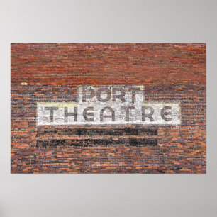 Bord 'Port Theatre', Port St. Joe, Florida Poster