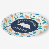Bord Preppy Dinosaur Birthday Party personaliseren (Gekanteld)