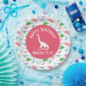 Bord Preppy Dinosaur Birthday Party personaliseren (Feest)