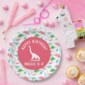Bord Preppy Dinosaur Birthday Party personaliseren (Feest)