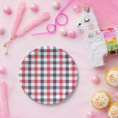 Bord preppy Red, White en Blue Plays Paper (Feest)