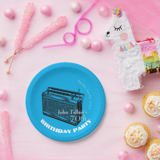 Bord  radio 70e verjaardag (Feest)