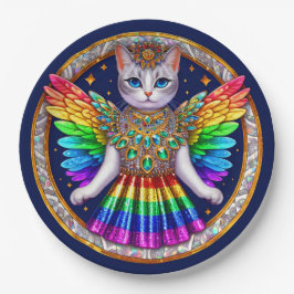Bord | Rainbow Pride Cat Fairy Angel Party