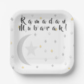 Bord Ramadan Mubarak-papier (Voorkant)