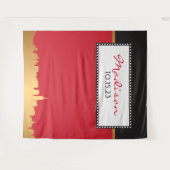 BORD RECLAMEBORD NEW YORK Foto-achtergrond Wandkleed (Voorkant (horizontaal))