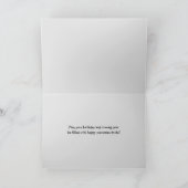 bord retro licence verjaard kaart (Binnen)