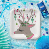 bord retro render met kerstfeest (Feest)