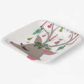 bord retro render met kerstfeest (Gebogen)