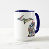 Bord Ringer Mok vergunning Michigan County (Voorkant rechts)