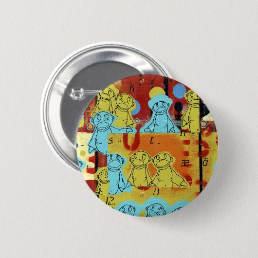 Bord Ronde Button 5,7 Cm (Voorkant /achterkant)