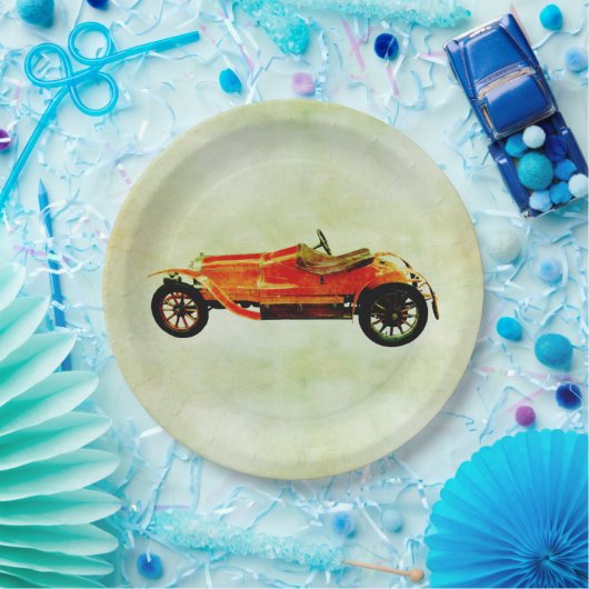 Bord  rood autopapier (Feest)