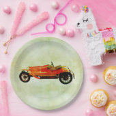 Bord  rood autopapier (Feest)