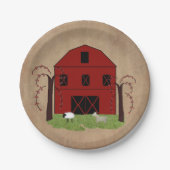 Bord rood-Barnpapier (Voorkant)