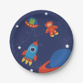 Bord Rood- en blauw buitenruimtepapier (Voorkant)