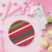 Bord rood- en groenpapier (Feest)