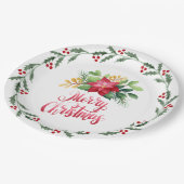 Bord rood poinsettia (Gekanteld)