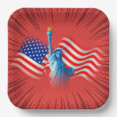 Bord rood wit blauw papier (Voorkant)