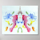 Bord Rorschach-testinkt 10 Poster (Voorkant)