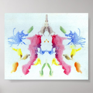 Bord Rorschach-testinkt 10 Poster